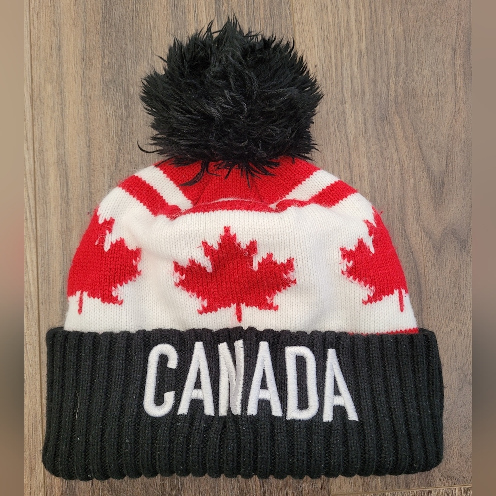 Hudson's Bay Canada Maple Leaf Knit Beanie